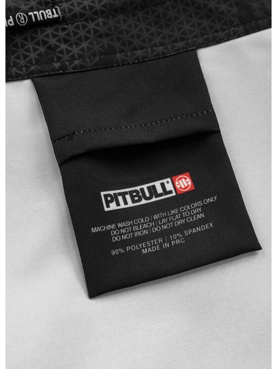 PITBULL PITBULL Szorty sportowe Spodenki treningowe Mesh Performance Pro plus Net Camo II 3XL Czarny Regular Fit