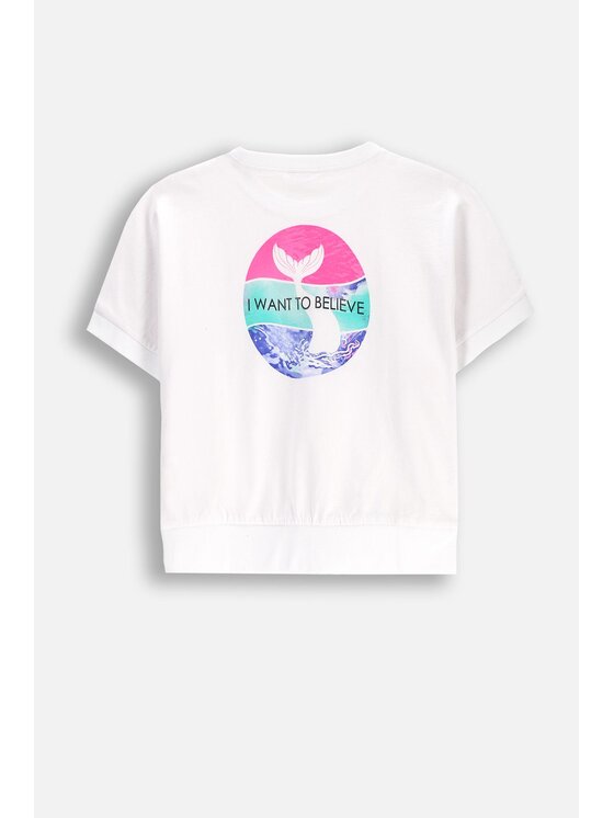 Coccodrillo Coccodrillo T-Shirt WC5143203IGJ-001 Biały Regular Fit