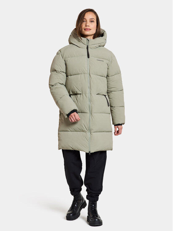 Didriksons Parka Nomi Wns Parka 3 504832 Zaļš Regular Fit