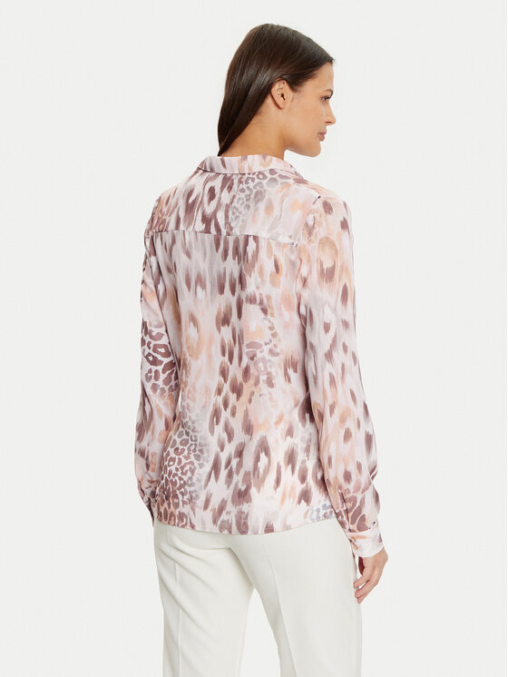 Guess Guess Hemd W4BH56 WGLA2 Rosa Comfort Fit