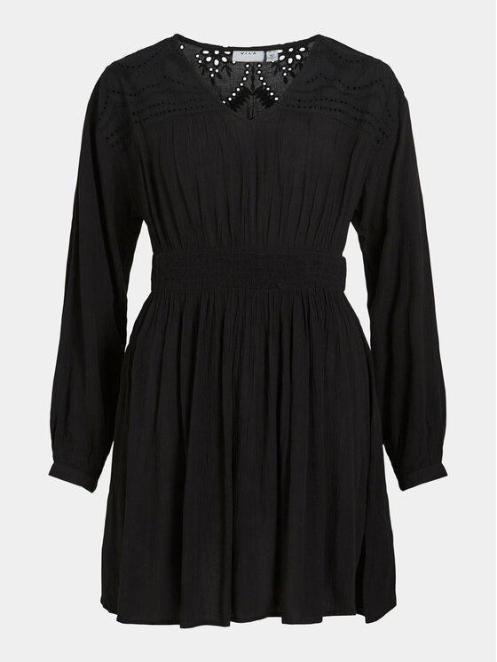Vila Vila Rochie de zi Mesa 14092006 Negru Loose Fit