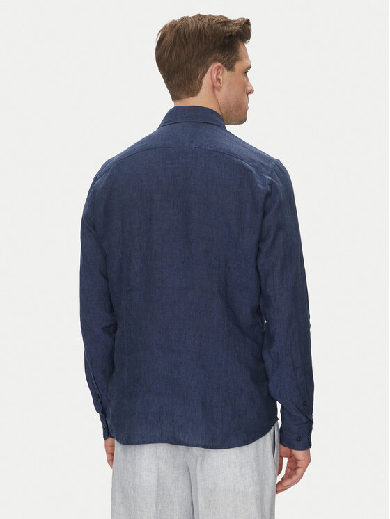 JOOP! JOOP! Cămașă 17 JSH-146Pai-W 30046075 Bleumarin Slim Fit