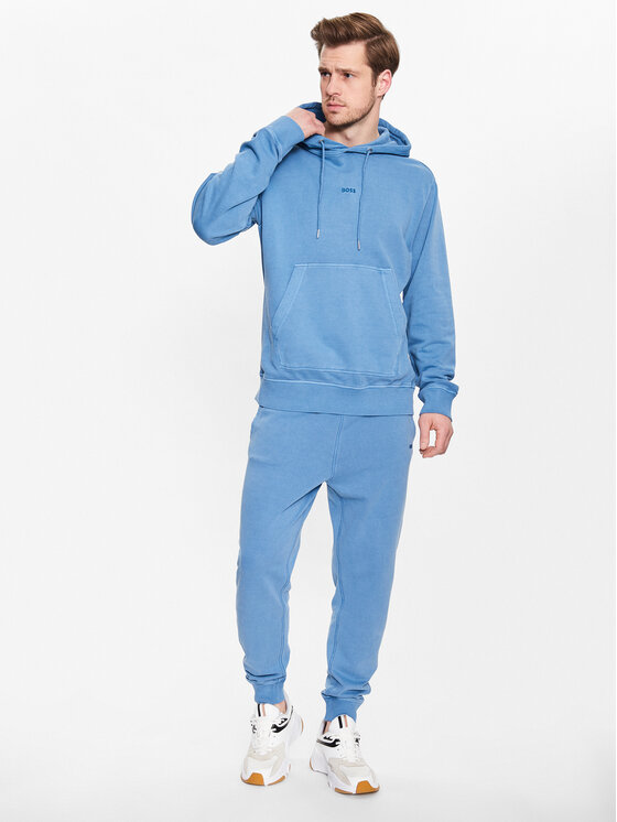 BOSS Boss Світшот 50472411 Голубий Regular Fit