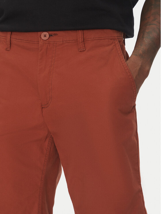 Timberland Timberland Šortky z materiálu TB0A5U2K Červená Regular Fit