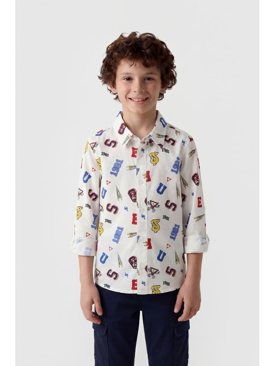 Guess Kids Guess Kids T-Shirt 183397 Barevná Classic Fit