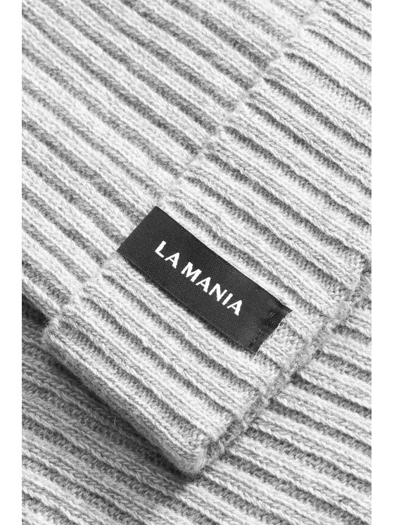 La Mania La Mania Czapka COZY Szary