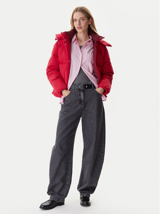 Tommy Jeans Tommy Jeans Geacă din puf Alaska DW0DW21623 Roșu Relaxed Fit