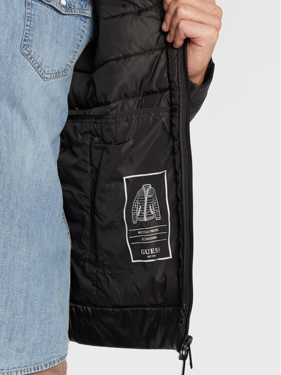 Guess Guess Μπουφάν μεταβατικό M2BL18 WEYY2 Μαύρο Regular Fit
