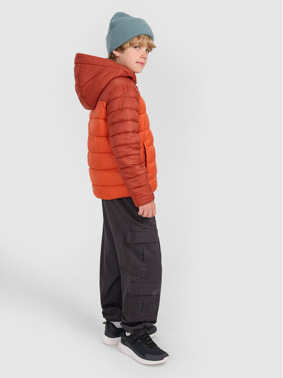 4F 4F Kurtka puchowa 4FJRAW25TDJAM0770-81S Brązowy Regular Fit
