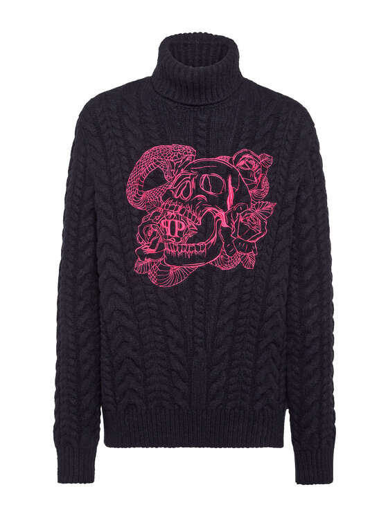 PHILIPP PLEIN PHILIPP PLEIN Longsleeve 11779 Celeste Regular Fit