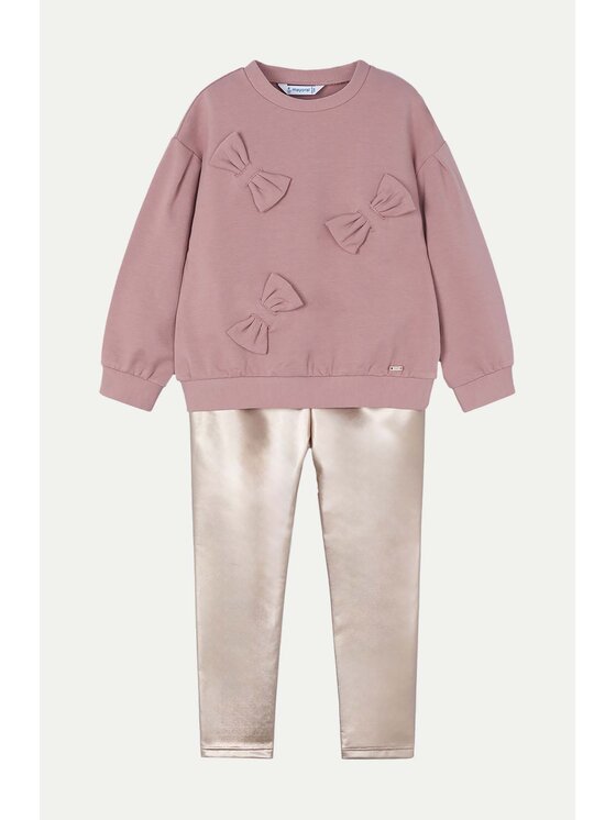 Mayoral Mayoral Set Sweatshirt und Leggings 4707 Rosa Regular Fit