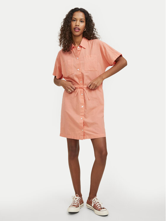 JJXX JJXX Rochie tip cămașă Sana 12249747 Portocaliu Relaxed Fit