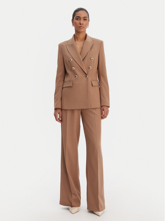 Morgan Morgan Pantaloni palazzo 261-PFALI.F Marrone Wide Leg