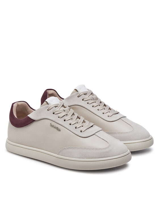 Calvin Klein Calvin Klein Tenisice Cupsole Lace Up - Lth Sue Mix HW0HW02435 Bež