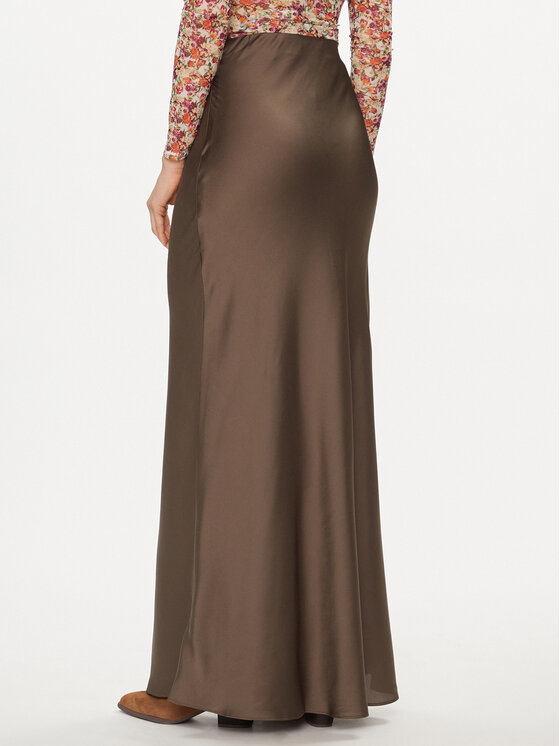 Guess Guess Maxi suknja Annachiara W4GD12 WD8G2 Smeđa Regular Fit