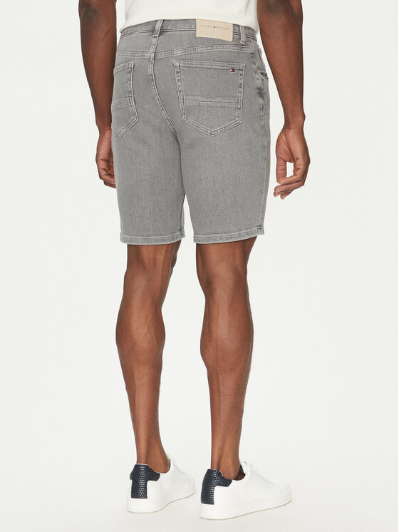 Tommy Hilfiger Tommy Hilfiger Pantaloni scurți de blugi Brooklyn MW0MW39222 Gri Slim Fit