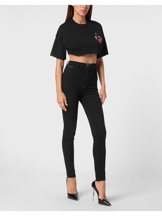 PHILIPP PLEIN PHILIPP PLEIN T-Shirt 22581 Černá Regular Fit