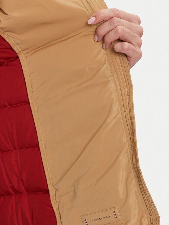 Tommy Hilfiger Tommy Hilfiger Vatovaná bunda Heritage WW0WW43234 Béžová Regular Fit