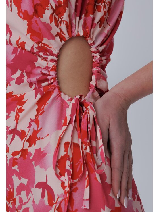 LAURELLA LAURELLA Sukienka codzienna 4SS275 Różowy Regular Fit
