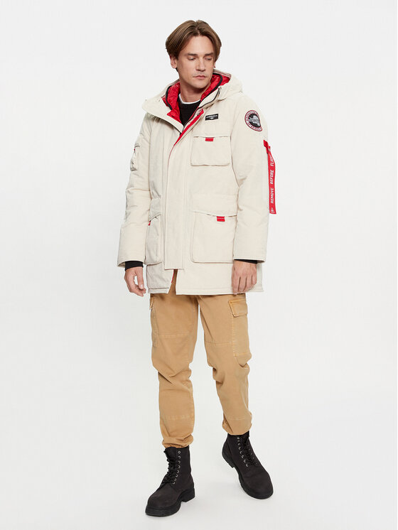 Aeronautica Militare Aeronautica Militare Зимно яке 232AB2110CT3160 Екрю Regular Fit