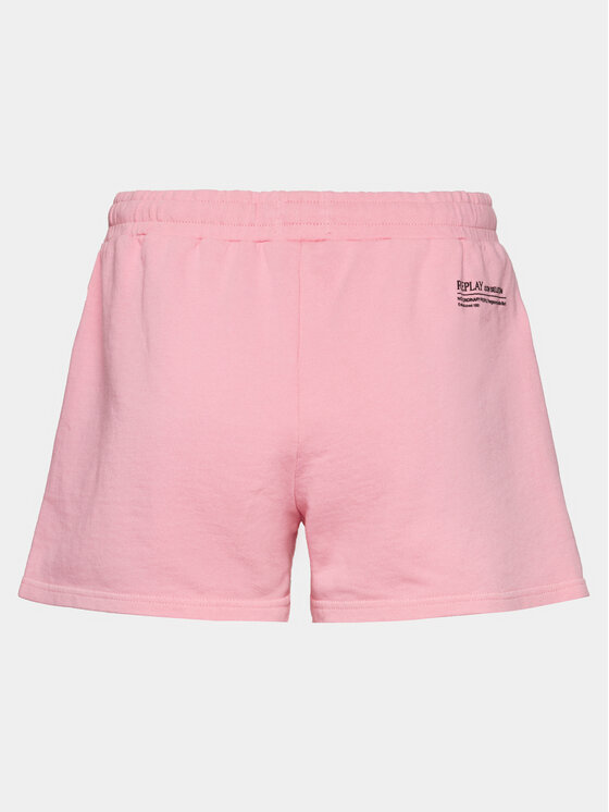 REPLAY Replay Pantaloni scurți sport W8047B.000.23650P Roz Regular Fit