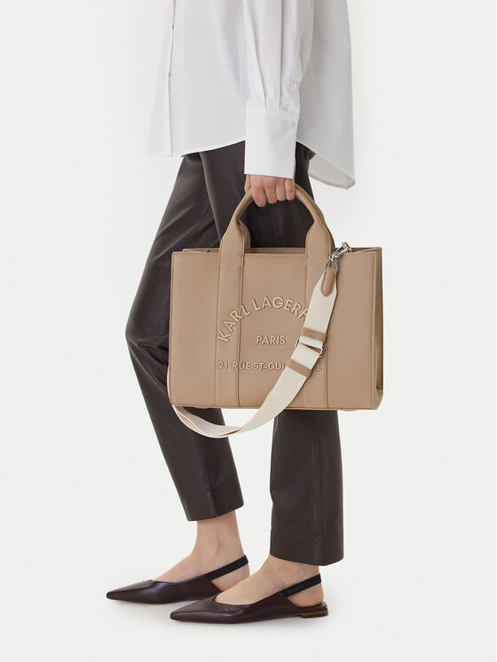 KARL LAGERFELD KARL LAGERFELD Дамска чанта B1W30041 Кафяв