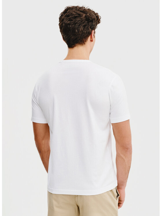 Pako Lorente Pako Lorente T-Shirt P25SN-TT-001 Biały Regular Fit