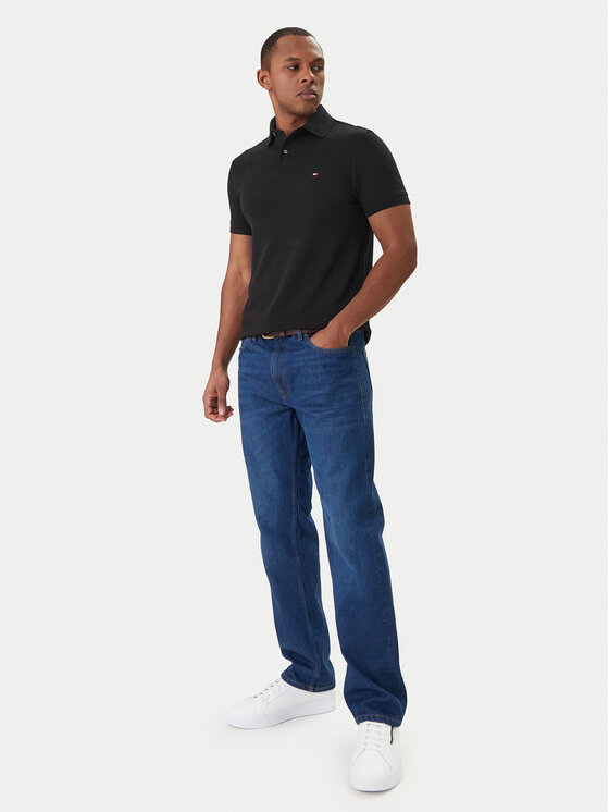 Tommy Hilfiger Tommy Hilfiger Polo 1985 MW0MW17770 Czarny Regular Fit
