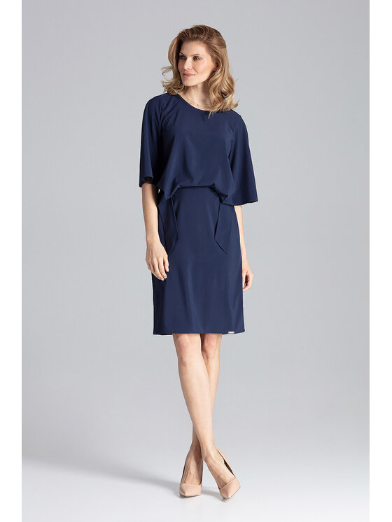 FIGL FIGL Vestito da giorno M656 Blu scuro Regular Fit