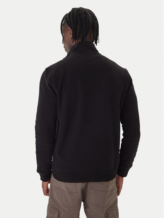Aeronautica Militare Aeronautica Militare Majica dugih rukava 252FE2069UF00668 Crna Regular Fit