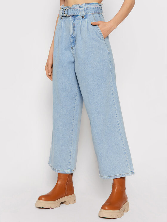 Gestuz Blugi Aleahgz 10905192 Albastru Wide Leg