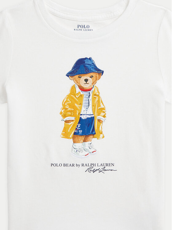 Polo Ralph Lauren Polo Ralph Lauren T-Shirt 312957377001 Bílá Regular Fit