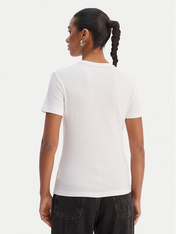 Desigual Desigual T-Shirt 26SWTK07 Λευκό Regular Fit