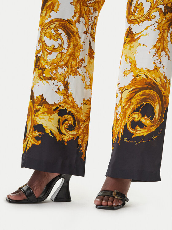 Versace Jeans Couture Versace Jeans Couture Spodnie materiałowe 80HAA1P2 NS833 Żółty ciemny Regular Fit