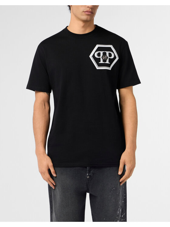 PHILIPP PLEIN PHILIPP PLEIN Tričko 29879 Čierna Regular Fit