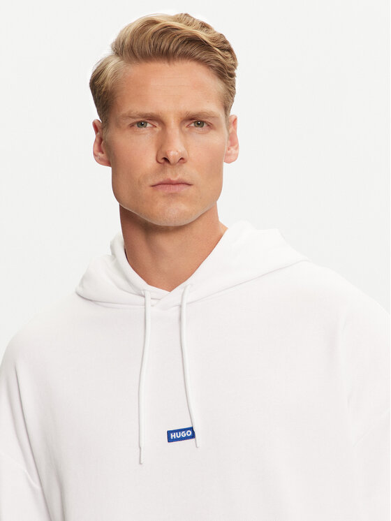 HUGO Hugo Felpa Nalonso 50522374 Bianco Regular Fit