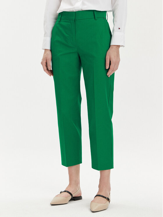 Tommy Hilfiger Tommy Hilfiger Chinos WW0WW40504 Grün Straight Fit