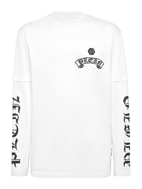 PHILIPP PLEIN PHILIPP PLEIN T-shirt 26203 Bianco Regular Fit