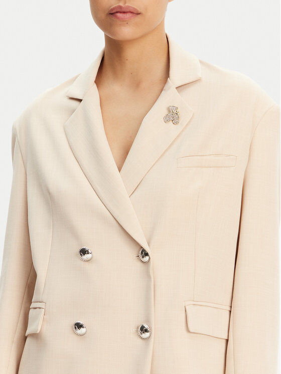 Maryley Maryley Sakko 25EB288/21BE Beige Regular Fit