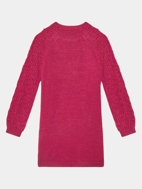 United Colors Of Benetton United Colors Of Benetton Sukienka dzianinowa 1UTKCV002 Różowy Regular Fit