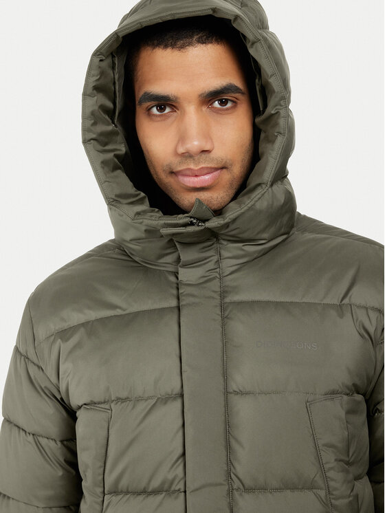 Didriksons Didriksons Žieminė striukė Fabio 505358 Žalia Regular Fit