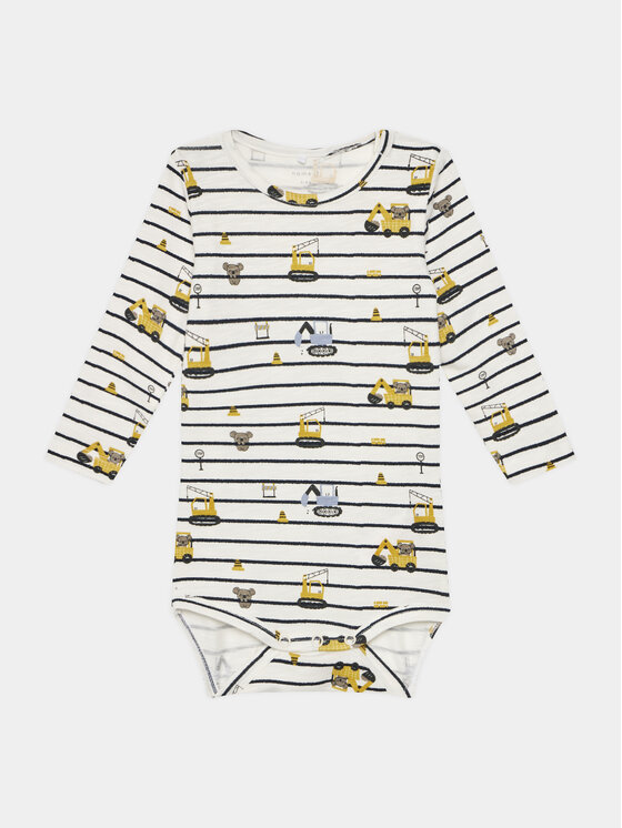 NAME IT NAME IT Komplekti kuulub bodi ja püksid Bisson 13230692 Valge Regular Fit