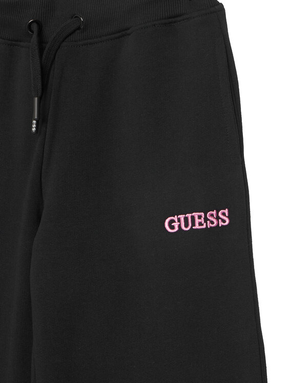 Guess Guess Dressipüksid J6RB01 KAD74 Must Regular Fit