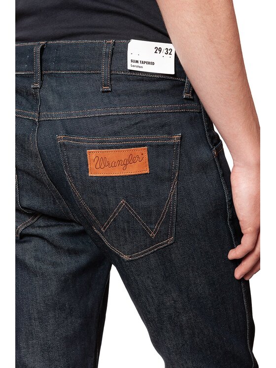 Wrangler Wrangler Jeansy LARSTON Niebieski Slim Fit