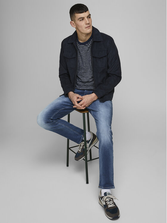 Jack & Jones Jack & Jones Jeansy Mike 12168290 Niebieski Tapered Fit