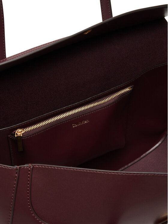 Calvin Klein Calvin Klein Käekott Hardware Flap Tote Bag LV04F3145G Bordoopunane
