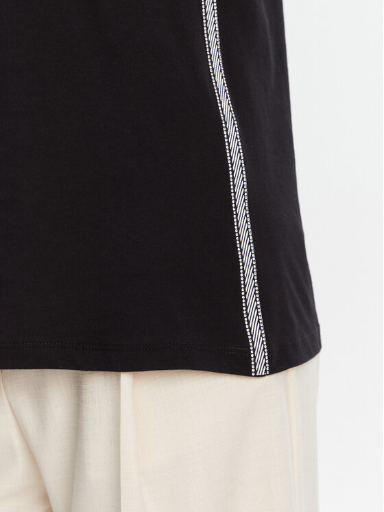 Fracomina Fracomina Tricou FS25ST3002J400G5 Negru Regular Fit