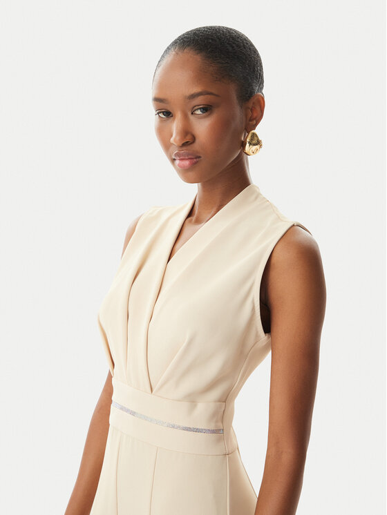 Rinascimento Rinascimento Jumpsuit CFC0123490003 Beige Regular Fit