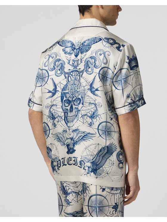 PHILIPP PLEIN PHILIPP PLEIN Koszula 29000 Biały Regular Fit