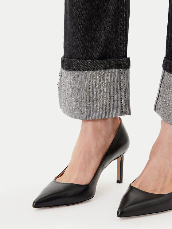 Rinascimento Rinascimento Τζιν CFC0125150003 Μαύρο Loose Fit